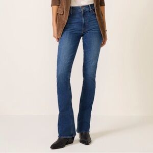 MOTHER Jeans Womens 27 High Waisted The Runaway Home Movies Skinny Flare
USA
